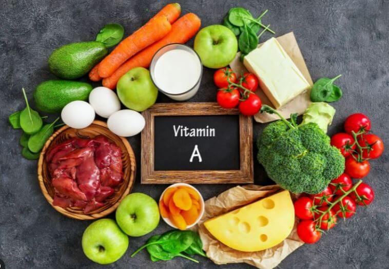 nhóm thực phẩm giàu vitamin a