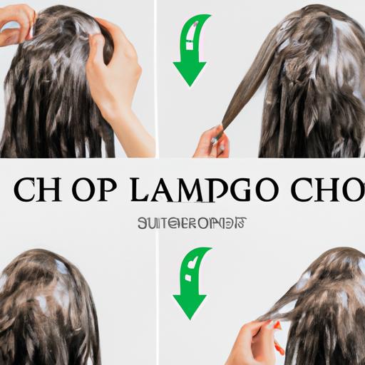Hướng dẫn sử dụng dầu gội phủ bạc Laco - Bước đầu tiên: Ướt tóc hoàn toàn bằng nước ấm