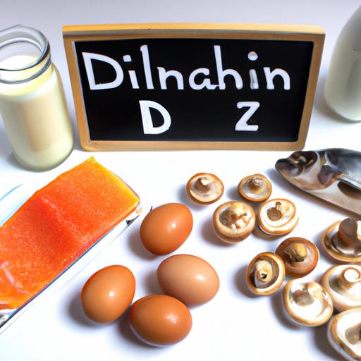 Các nguồn tự nhiên giàu vitamin D bao gồm cá, trứng, sữa và nấm.